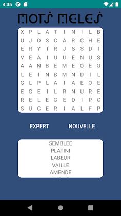 Mots Mélés - Screenshot 1