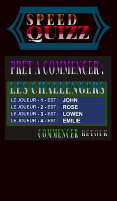 Speed Quizz - Screenshot 1