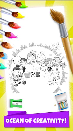 Toca Boca Coloring Game - Screenshot 2