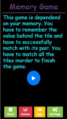 Mind Game - Match the pair - Screenshot 1