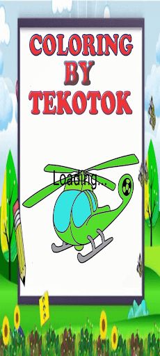 Helicopter Coloring - Screenshot 1