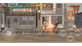 Polygon Street Fighting: Cowbo - Screenshot 1