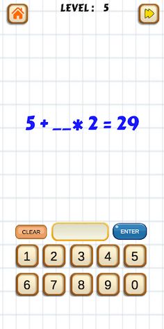 Math Brain : Math games - Screenshot 2