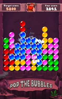 Stone Age Bubble Popper - Screenshot 1