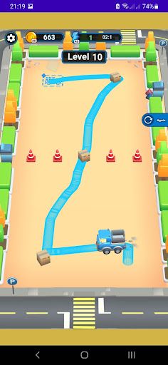 Line Drawing Road Car - Screenshot 3