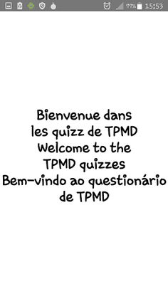 TPMD Quizz - Screenshot 1
