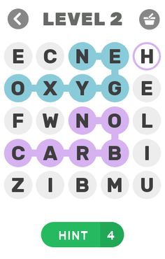 Find the Elements - Word Quiz - Screenshot 1