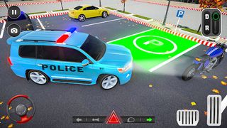 Police Prado: Car Parking 3D - Screenshot 2