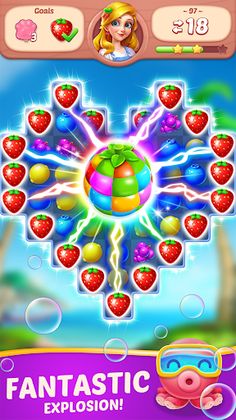 Fruit Diary - Match 3 Games - Screenshot 2