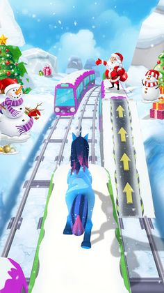 Unicorn Runner 3D - Super Magi - Screenshot 3