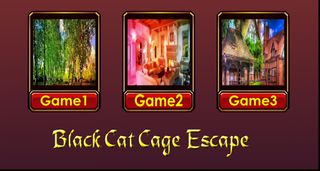 Black Cat Cage Escape - Escape - Screenshot 1