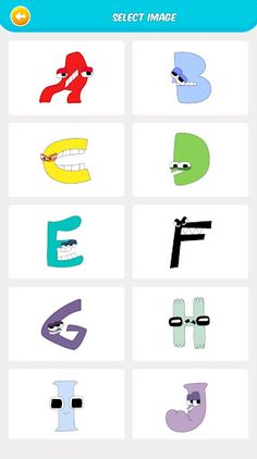 Alphabet Lore - Coloring - Screenshot 1