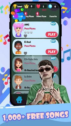 Peso Pluma Music Game Piano - Screenshot 4