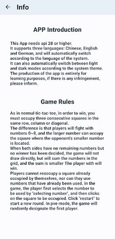 Number Tic-Tac-Toe - Screenshot 2