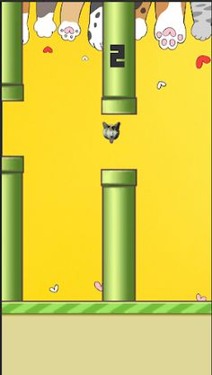 FLAPPY CAT: Astro Cat - Screenshot 2