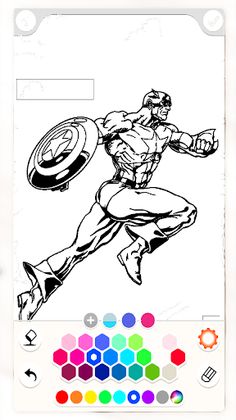 SuperHero Coloring & Drawing - Screenshot 4