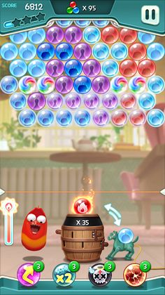 Larva Bubble Pop - Screenshot 4
