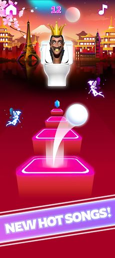 Skibidi Toilet Dop Tiles Hop - Screenshot 2