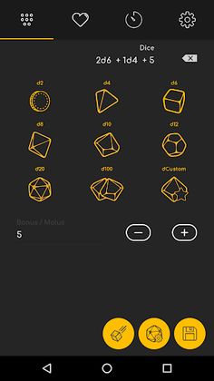 D20 - Dice Roller PRO - Screenshot 1