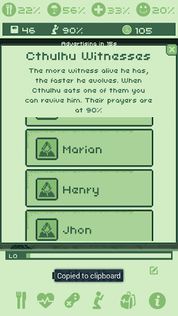 Cthulhu Virtual Pet - Screenshot 4