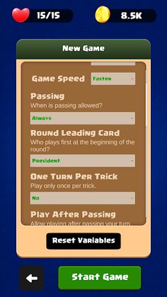President Card Game - Screenshot 2
