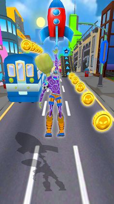 Subway Run Space Surf Run - Screenshot 4