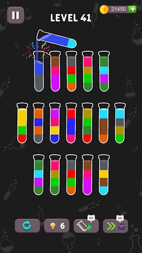 Water Color Sort Puzzle 2023 - Screenshot 2