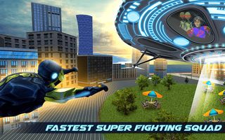 Flying Superhero GrandCity War - Screenshot 3