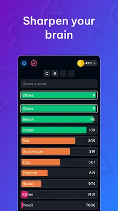 Contexto - AI Word Guess - Screenshot 3