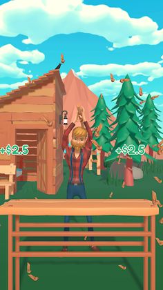 Lumberjack Man 3D - Screenshot 2