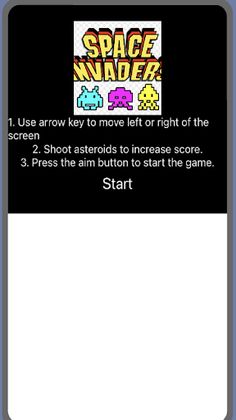 Space invaders by Dana - Screenshot 1