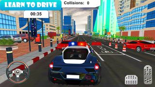 Police Car Parking Sim Game 3D - Screenshot 2