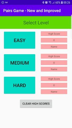 Pairs Game - Screenshot 2