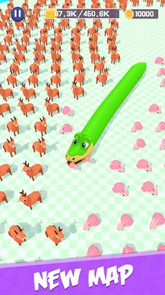 Snake Idle - Worm Game - Screenshot 4