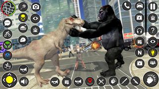 Fly Gorilla City Attack Game - Screenshot 2