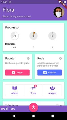 Flora: Álbum de Figurinhas V. - Screenshot 1