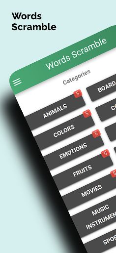 Words Scramble - Screenshot 1