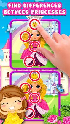 Spot 5 Differences Girls Games - Screenshot 3