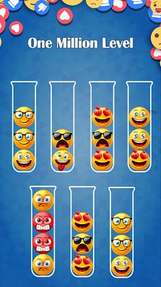 Emoji sort puzzle - Color Game - Screenshot 4