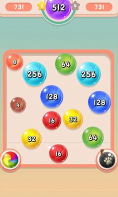 Ball Bounce & 2048 balls - Screenshot 1