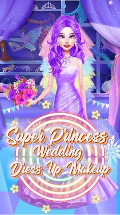 super princess wedding dressup - Screenshot 1