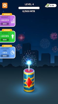 Diwali Rocket Up: Fireworks - Screenshot 1