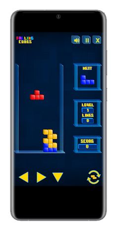 Falling cubes game - Screenshot 3