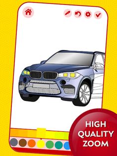 German Cars Coloring Book - Screenshot 2