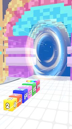 Jelly Tube Run 2048 - Screenshot 3