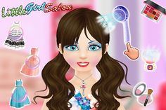 Little City Girls Makeup Games - Screenshot 2