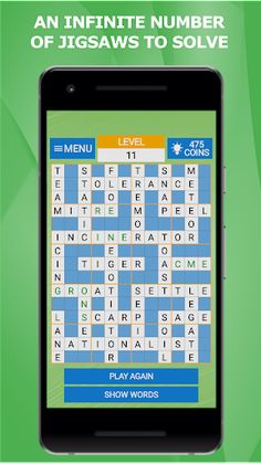 CrossJigsaw: fill a crossword - Screenshot 3