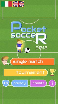 Pocket Soccer 2018 with Poweru - Screenshot 1