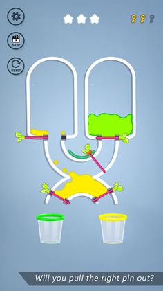 Color Fall - Pin Pull - Screenshot 1