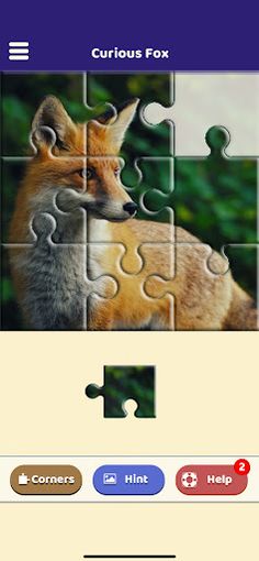 Curious Fox Puzzle - Screenshot 1